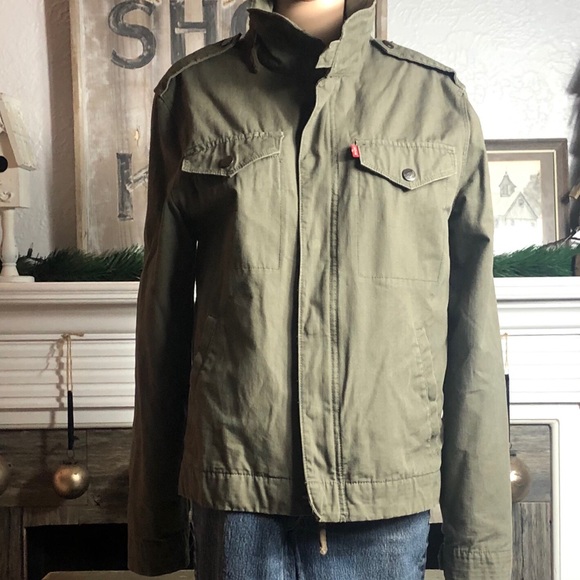 Men’s Levi’s Military Style Jacket - Picture 3 of 6